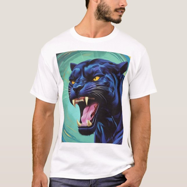 Jaguar - Black Panther T Shirt (Framsida)