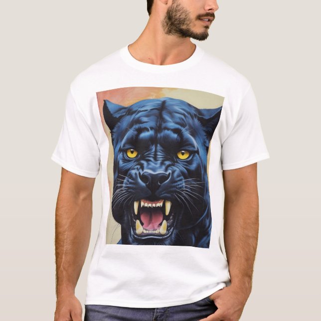 Jaguar - Black Panther T Shirt (Framsida)