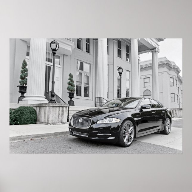 Jaguar Car Poster (Framsidan)