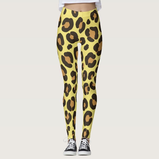 Jaguar de Manchas Leggings (Framsida)