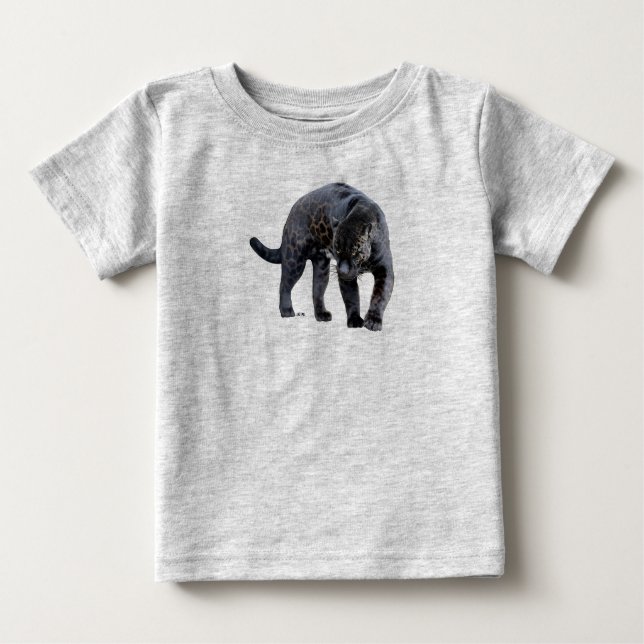 Jaguar Diablo baby grått T-shirt (Framsida)