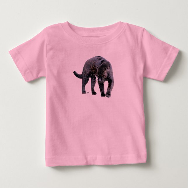Jaguar Diablo baby rosa T-shirt (Framsida)