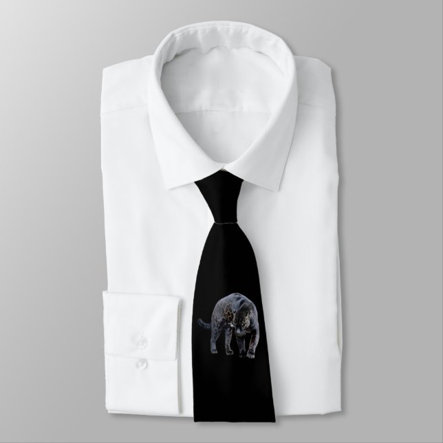 Jaguar Diablo Black necktie Slips (Bunden)
