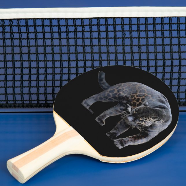 Jaguar Diablo black ping pong paddle Pingisracket (Insitu)