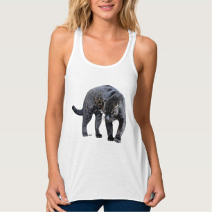 Jaguar Diablo damtanktop Linne Med Racerback