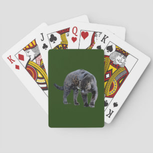Jaguar Diablo grönt Poker-kort Casinokort