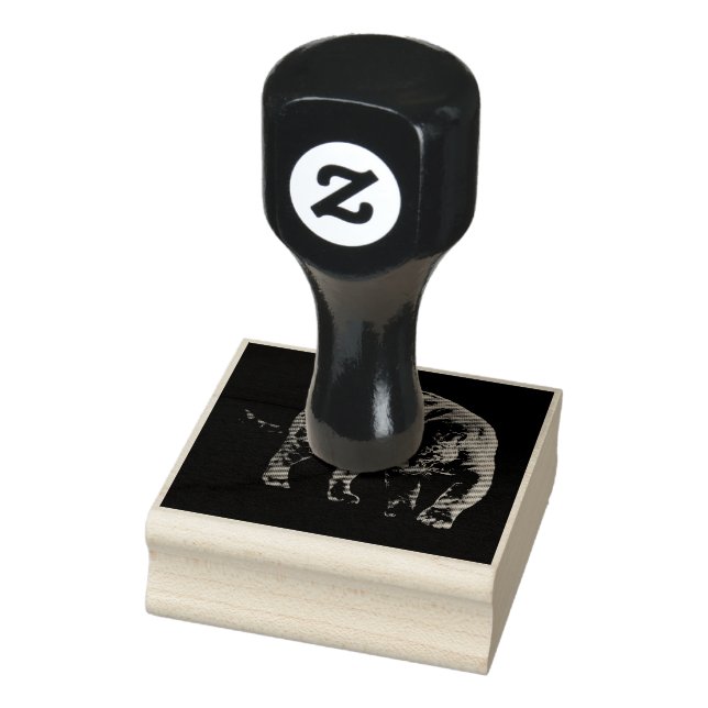 Jaguar Diablo gummi frimärke Stämpel (Stämpel)