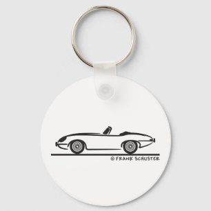 Jaguar E-typ Nyckelring