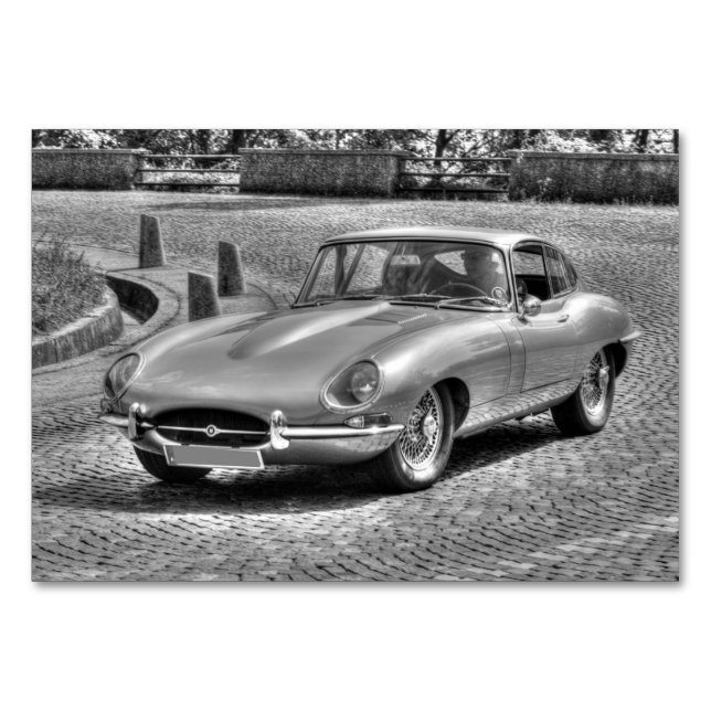 Jaguar E-Type Bordsnummer (Framsidan)