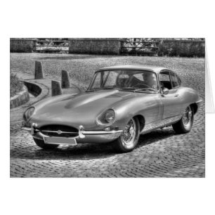 Jaguar E-Type Hälsningskort