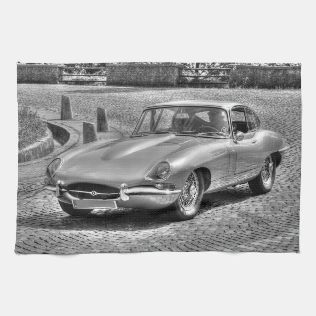 Jaguar E-Type Kökshandduk (Horisontell)