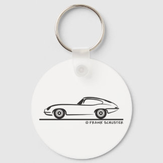 Jaguar E-typkupe Nyckelring