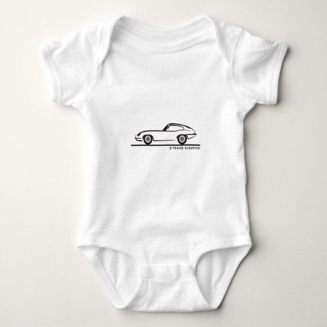 Jaguar E-typkupe T-shirt (Framsida)