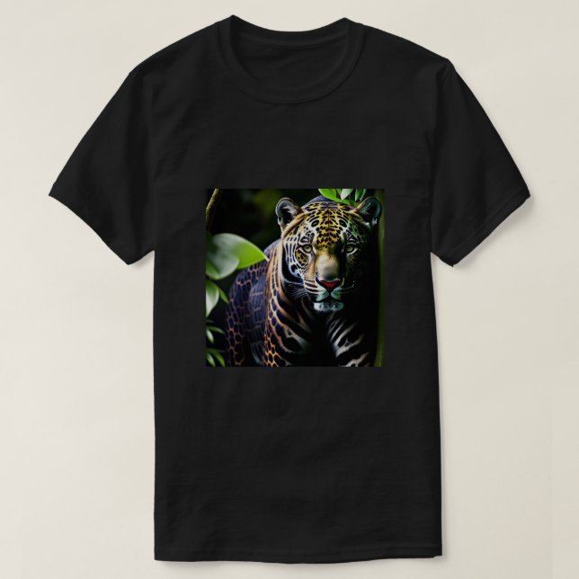 Jaguar - Fierce Jungle Predator T Shirt (Design framsida)