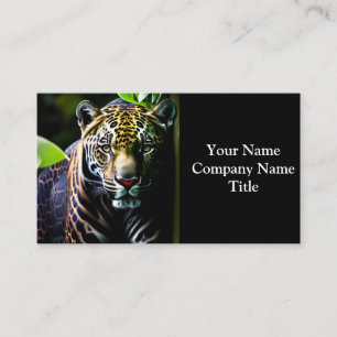 Jaguar - Fierce Jungle Predator Visitkort