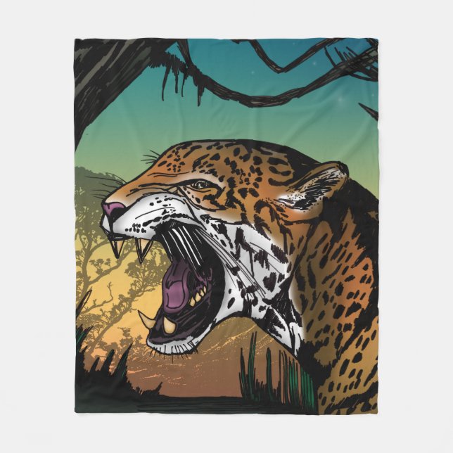 Jaguar Fleecefilt (Framsidan)