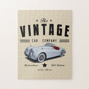 Jaguar för vintage carföretag pussel