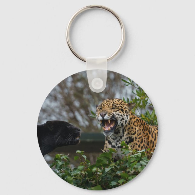 Jaguar Growl Nyckelring (Framsida)