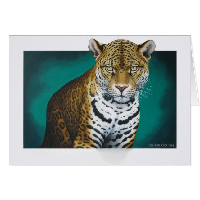 Jaguar Hälsningskort (Framsidan Horizontal)