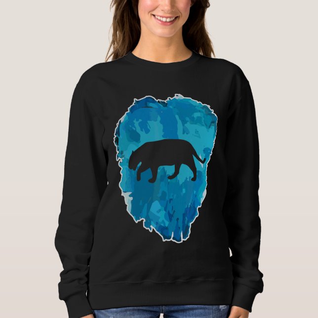Jaguar i ett isblock för evigt t shirt (Framsida)