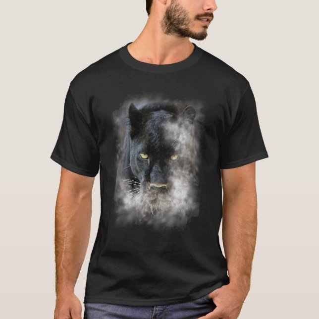 Jaguar Illustration Jaguar Head Graphic Illustrati T Shirt (Framsida)
