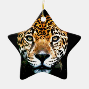 Jaguar Julgransprydnad Keramik