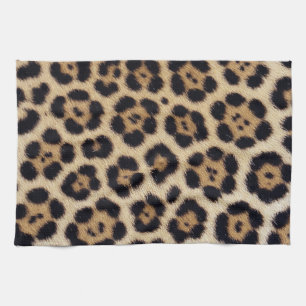 jaguar leopard textur päls hud läder djur pri kökshandduk