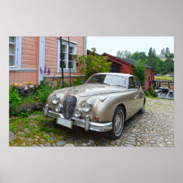 Jaguar Mark 2 i Borgå, Finland Poster