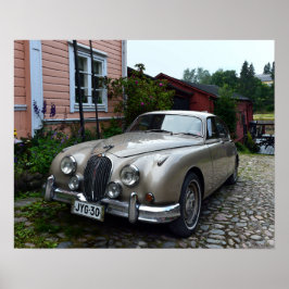 Jaguar Mark 2 i Porvoo, Finland Poster