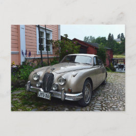 Jaguar Mark 2 i Porvoo, Finland Vykort