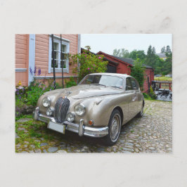 Jaguar Mark 2 i Porvoo, Finland Vykort