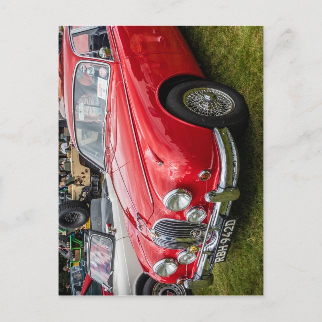 Jaguar Mark 2 lyxbil för sportförsäljning Vykort (Framsida)