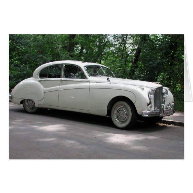 Jaguar Mark IX Hälsningskort (Framsidan Horizontal)