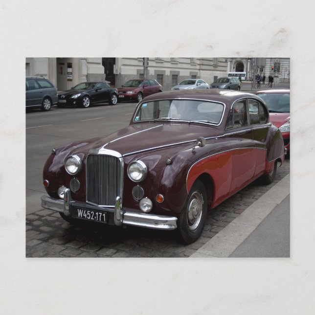 Jaguar Mark IX Vykort (Framsida)