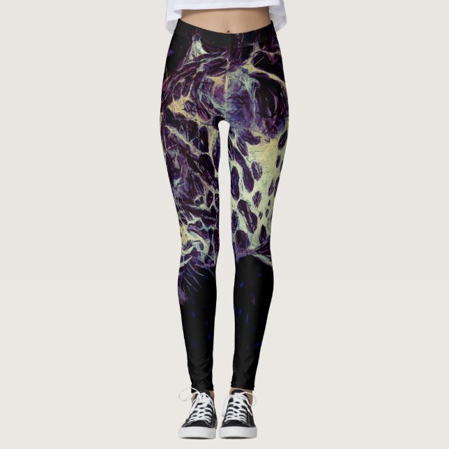 Jaguar Modern Lila Leggings (Framsida)