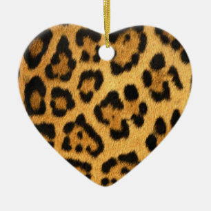 Jaguar Päls Print Julgransprydnad Keramik
