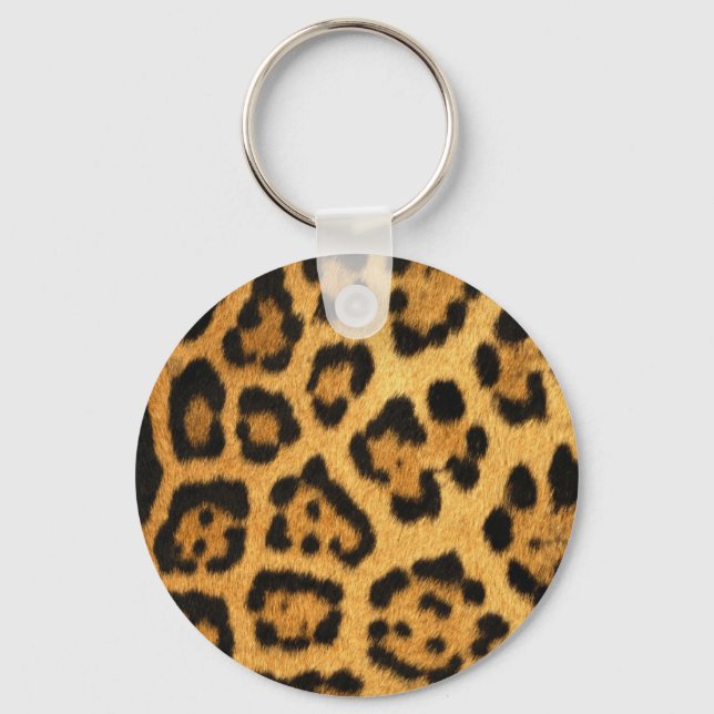 Jaguar Päls Print Nyckelring (Framsida)