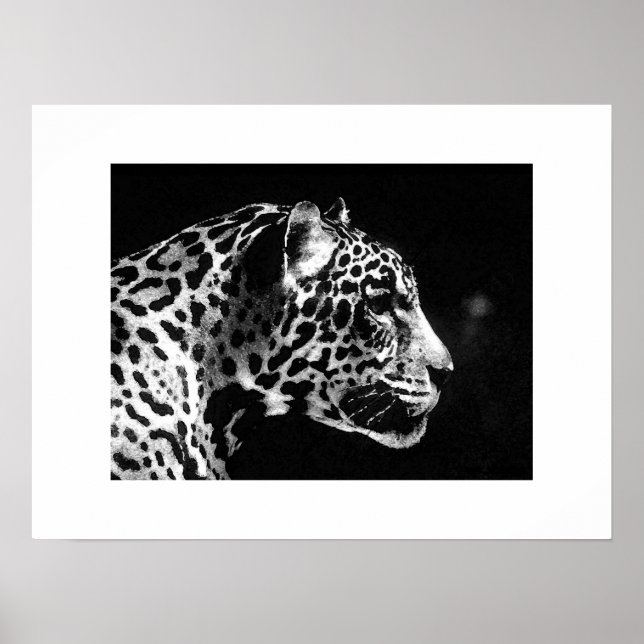 Jaguar Pop Art Poster Skriv ut - Jaguar Poster (Framsidan)