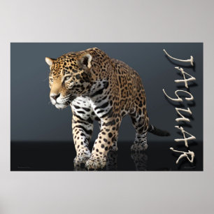 Jaguar Power Poster -36x24 -andra storlekar tillgä
