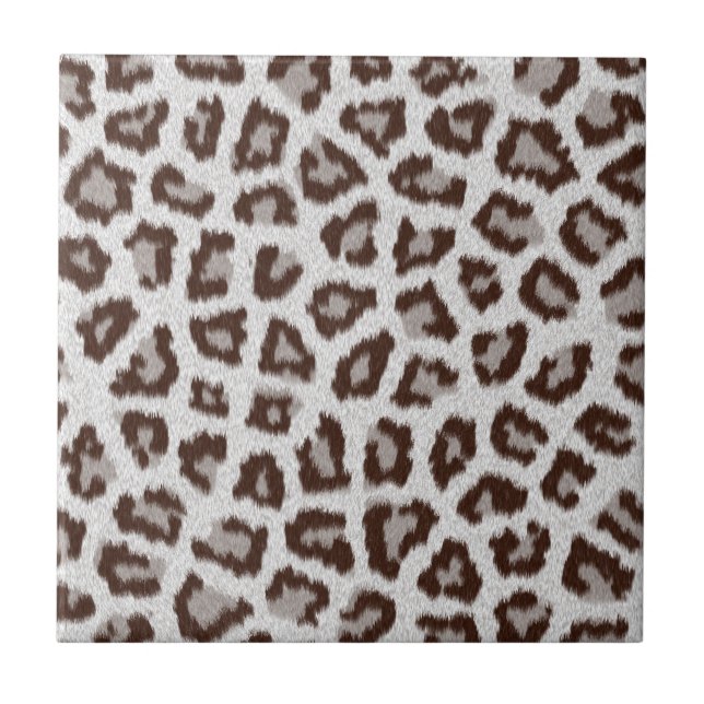 Jaguar Print Kakelplatta (Framsidan)