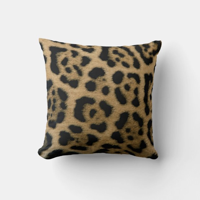 Jaguar Print Kudde (Framsida)