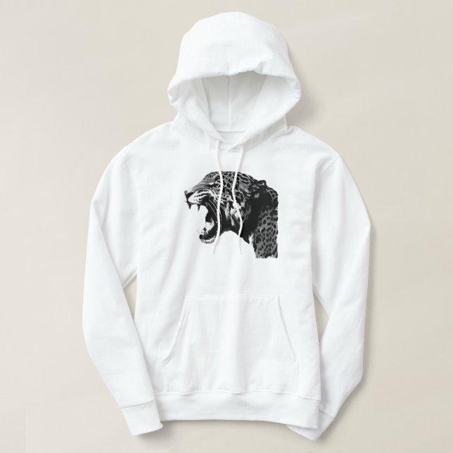 Jaguar Roaring Hoodie (Design framsida)