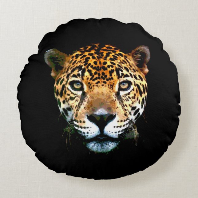 Jaguar Rund Kudde (Framsidan)