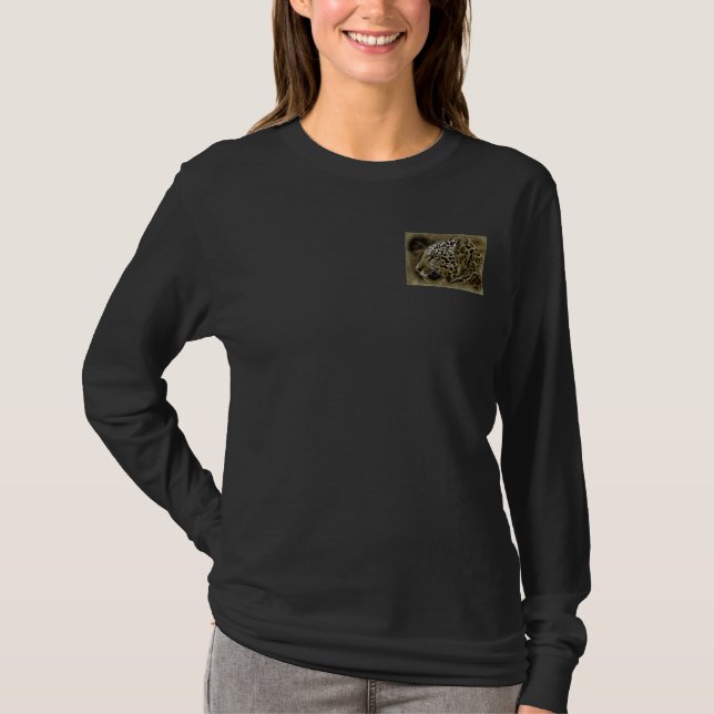 Jaguar Safari African Cat Peace Nature Destiny T-shirt (Framsida)