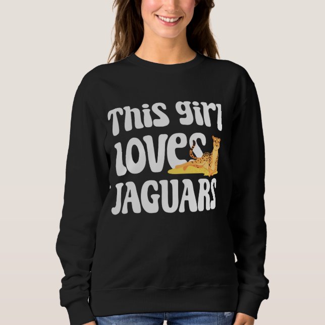 Jaguar Shirt Girls Jaguar Älskare Jaguars T Shirt (Framsida)
