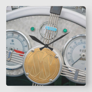Jaguar SS100 Fyrkantig Klocka