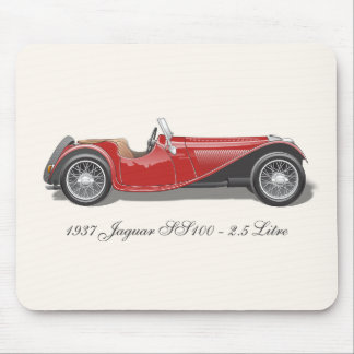 Jaguar SS100 Mousepad Musmatta