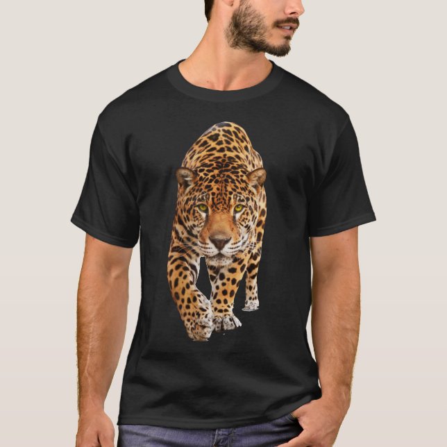Jaguar Sticker  T Shirt (Framsida)