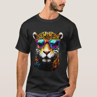 Jaguar Stort Katt Panther Roligt Katt Älskare Söt T Shirt