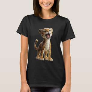 Jaguar Stort Katt Panther Roligt Katt Älskare Söt T Shirt